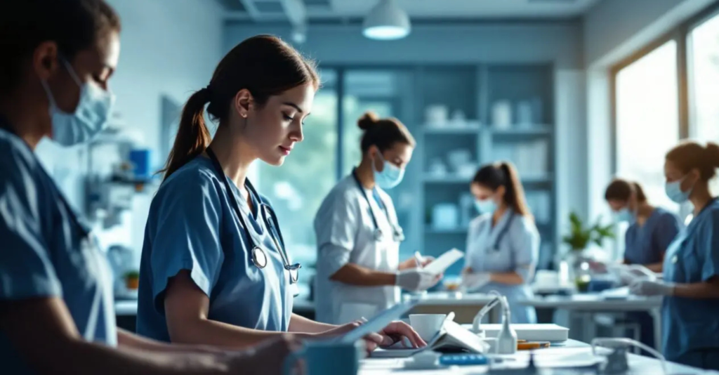 professions intermédiaires santé et social